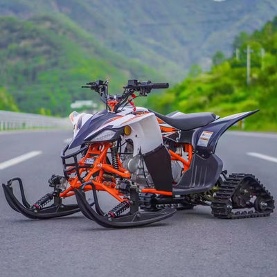 125cc Snowmobile ATV Motor Sledge Snow Bike με ηλεκτρική εκκίνηση και τροχούς / τροχιά