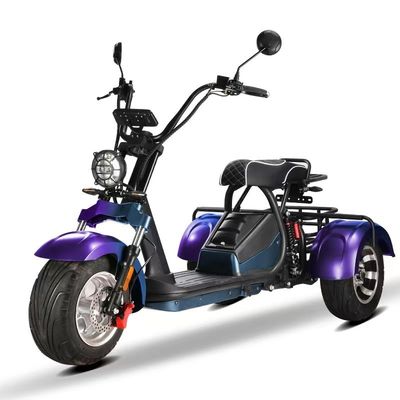 2000W EEC 60V 20AH Citycoco Ηλεκτρικό σκούτερ Ευρύτατα ελαστικά και προσαρμοσμένα χρώματα Υποστηρίζεται