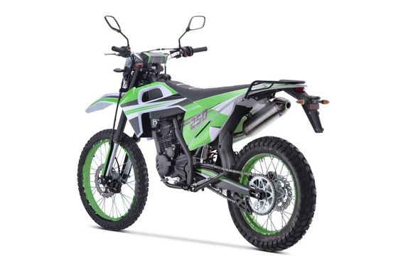 Προσαρμοσμένο υποστηριζόμενο 250cc Dirt Bike Motocross με ηλεκτρική εκκίνηση και προσαρμοσμένα χρώματα