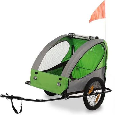 40KGS Max Πληροφοριακό φορτίο Dog Buggy Jogger ρυμουλκούμενο ποδήλατο Δυνατό να αναδιπλωθεί και βολικό ατσάλινο πλαίσιο