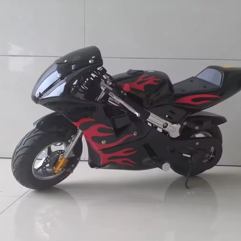 Κινητήρας Aotong 49CC 2 ροής Moto Kids Χρώματα τσέπης ποδήλατο Προσαρμοσμένο υποστηριζόμενο φρένο DISC