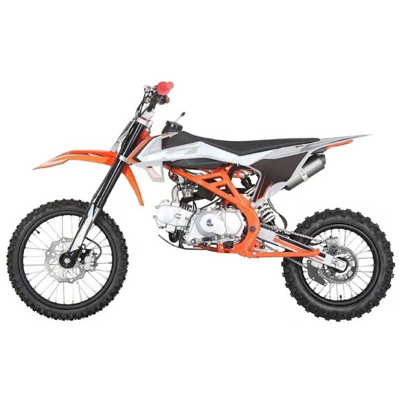 DISC φρένο 4 χρονοστάτης Βενζινοκινητήρα Pit Bike για ενήλικες Ηλεκτρική εκκίνηση 125cc Dirt Bikes