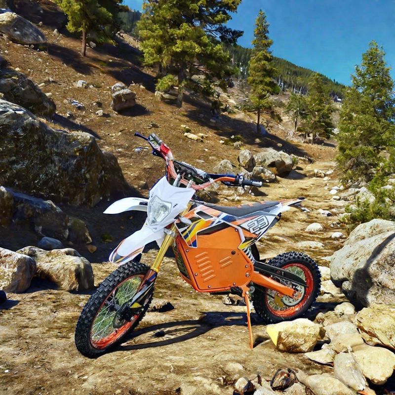 Ατονγκ Μοτοποδήλατο Moto Dirt Bike 2000w 60v έφηβος Ηλεκτρική μοτοσικλέτα Χρώματα εξατομικευμένα