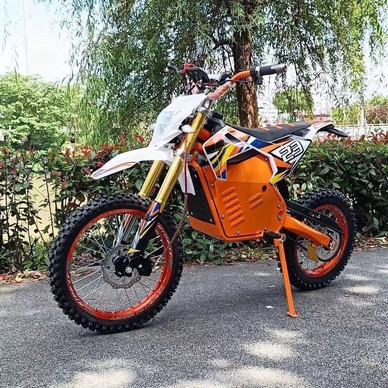 Ηλεκτρική μοτοσυκλέτα υψηλής ταχύτητας 2000W κατασκευασμένη με εξατομικευμένες επιλογές χρωμάτων