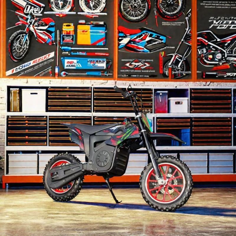 1200W Ηλεκτρικό Βικέτο με αυτοκόλλητα και μέγιστη ταχύτητα 40 60km / h Off-road μοτοσυκλέτες