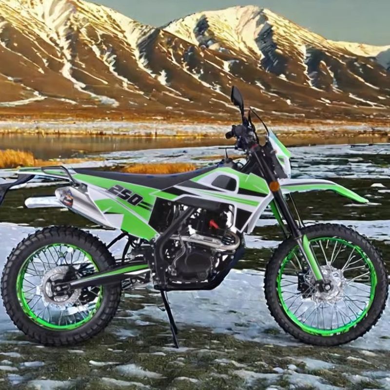 250cc κινητήρας προσαρμοσμένα χρώματα υποστηριζόμενα off-road βενζίνη βρόμικο ποδήλατο για ενήλικες