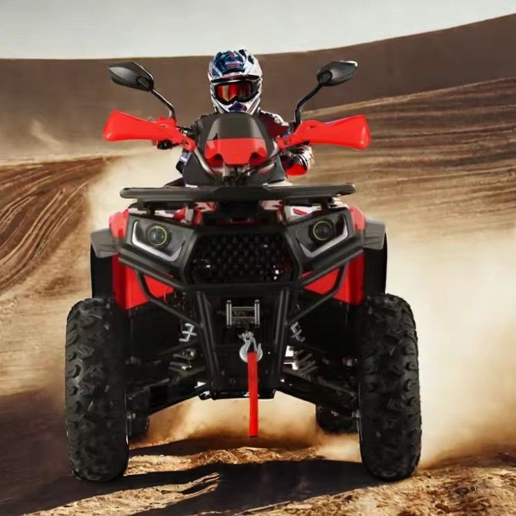 200cc Βενζινοκίνητα ATVs Quad Bikes Long Range 4 Wheel Μοτοσυκλέτα με κενό μεταξύ των τροχών 600-1000mm