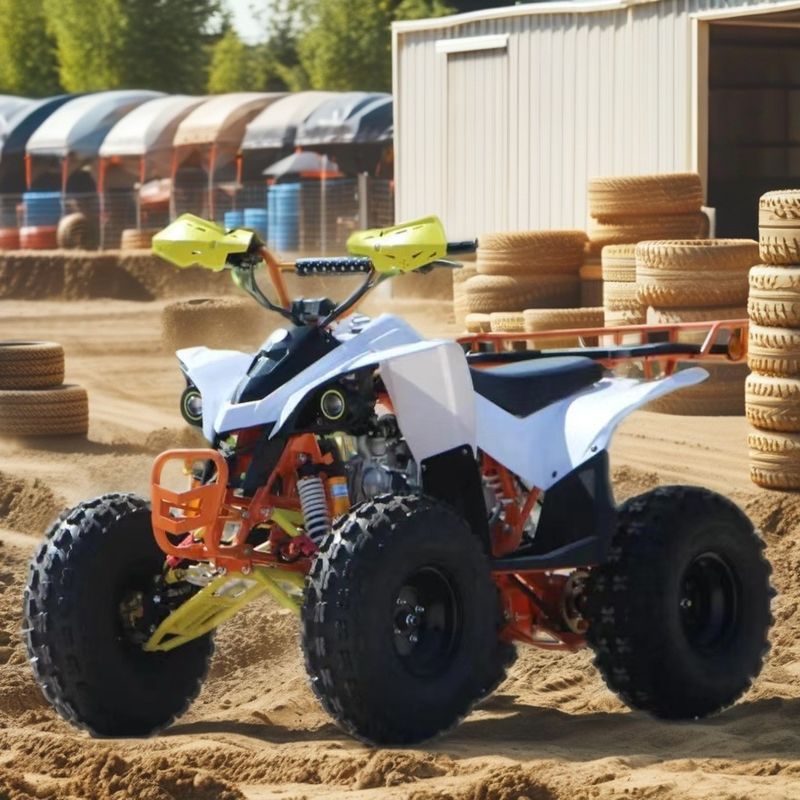 Παιδικό οικονομικό 110cc αυτόματο ATV με μπροστινό τύμπανο και πίσω φρένα δίσκου